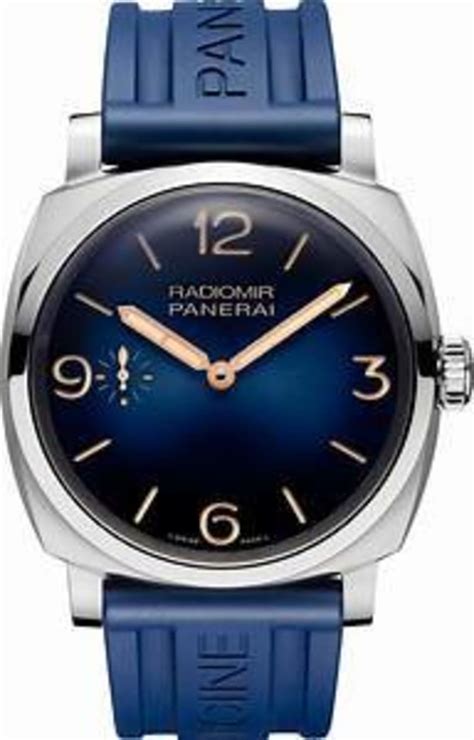 panerai radiomir blue strap|Panerai strap size chart.